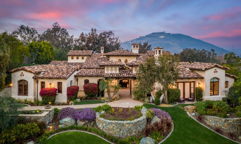 Aerial view of Luxury House