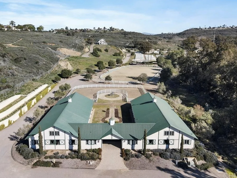 Aerial view of a Ranch